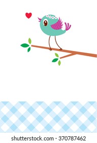 cute love bird vector illustration wallpaper