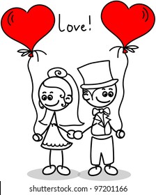 Cute love the bride and groom