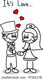 Cute love the bride and groom