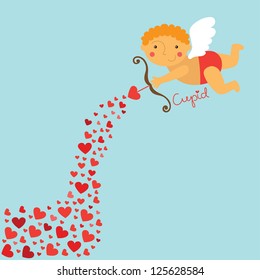 cute love card design. vector illustration