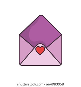 cute love envelope