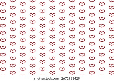 Cute Love Line Pattern Background Image