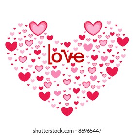 Cute Love Pattern vector