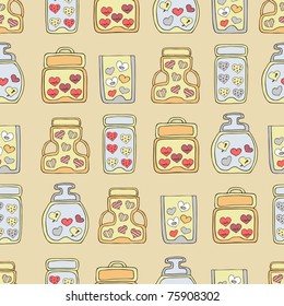 cute love seamless pattern