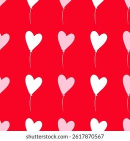 Diseño de fondo de patrón sin costuras de amor lindo para textil o Fondo de pantalla