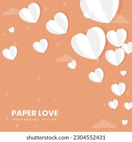 Fondo de la ilustración del vector Cute Love