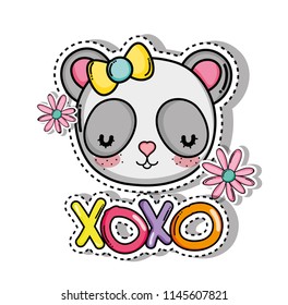 Cute and lovely animals card