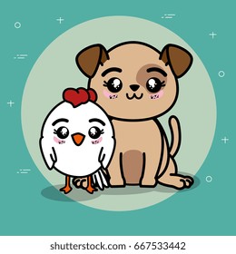 Cute and lovely animals cartoon