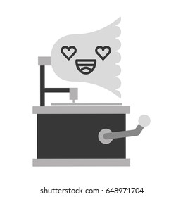 cute lovely kawaii gramophone cartoon