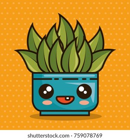 cute lovely kawaii house plants cartoons