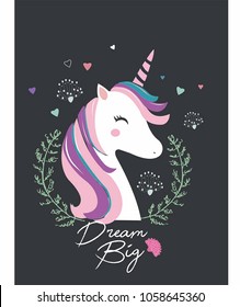 cute lovely unicorn vector for kids t shirt
lovely unicorn illustration graphic vector. watercolor illustration young and happy, t-shirt graphics, posters, party concept, textile graphic, 