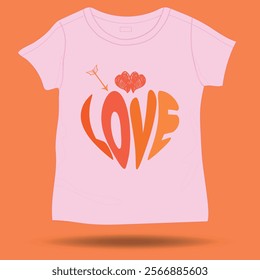 Cute Lover Valentine Shirt. Good for decor, mug, scrap booking, gift, printing press, poster, vector art, ladies textile wear, top, shirt, blouse. Romantic people love this. Great Gift for him, her.