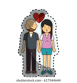 cute lovers couple ethnicity