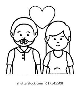 cute lovers couple ethnicity