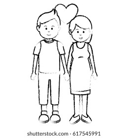 cute lovers couple ethnicity