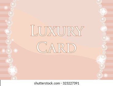 cute, luxury and pearl presentation background