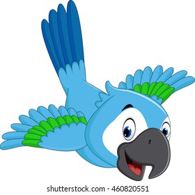 cute macaw cartoon