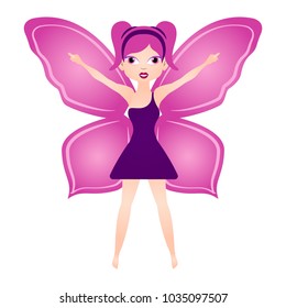 Cute magic fairy. Fantasy creature