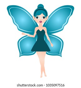 Cute magic fairy. Fantasy creature