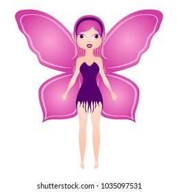 Cute magic fairy. Fantasy creature
