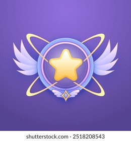 Diseño lindo del círculo de la estrella mágica