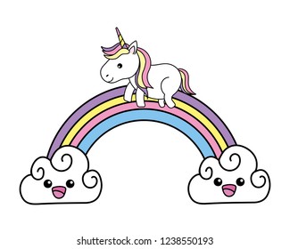 cute magic unicorn