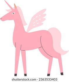 Ilustración de vectores de unicornio mágico
