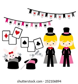 Cute magician.