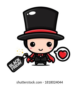 cute magician with black friday discount
