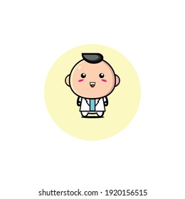 Cute male doctor character design