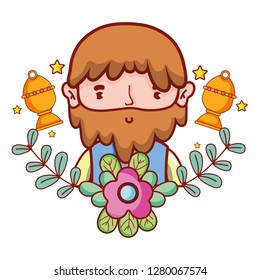 cute man body cartoon