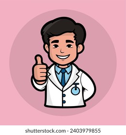 Cute Man Doctor-Symbol