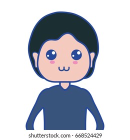 cute man with hairstyle design