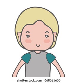 cute man with hairstyle design