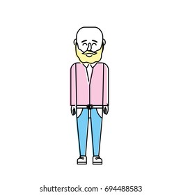 cute man with hairstyle design