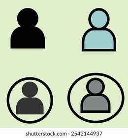 a cute man icon design