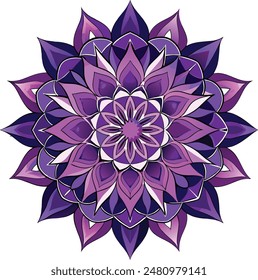 A cute mandala design looks great