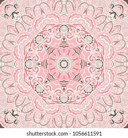 cute mandala vector ethnic boho tribal pattern background