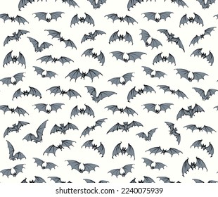 Cute many fast nocturne cave bloodsuck mouse bird eye claw isolated light white midnight sky. Line dark ink pen hand drawn logo emblem sign icon art retro doodle engrave contour print style paper set