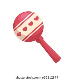 Cute maracas isolated