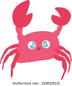 Cute Marine Animals Vector Illustration