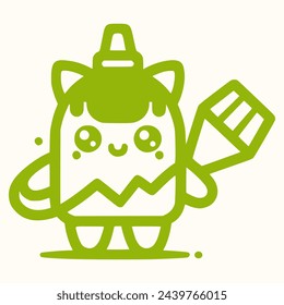 Cute marketing vector Art Style