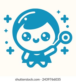 Cute marketing vector Art Style