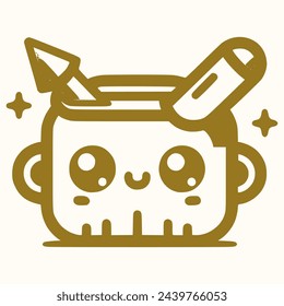 Cute marketing vector Art Style