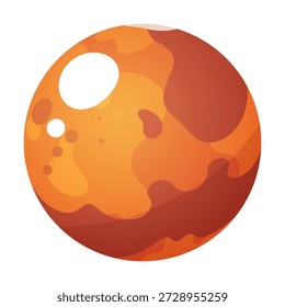 Ilustração bonita de Marte do planeta