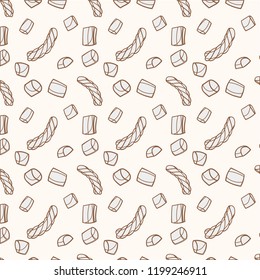 cute marshmallow pattern