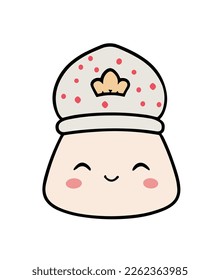 cute marshoom in cartoon design