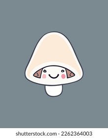 cute marshoom in cartoon design