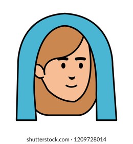 cute mary virgin character