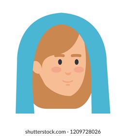 cute mary virgin character